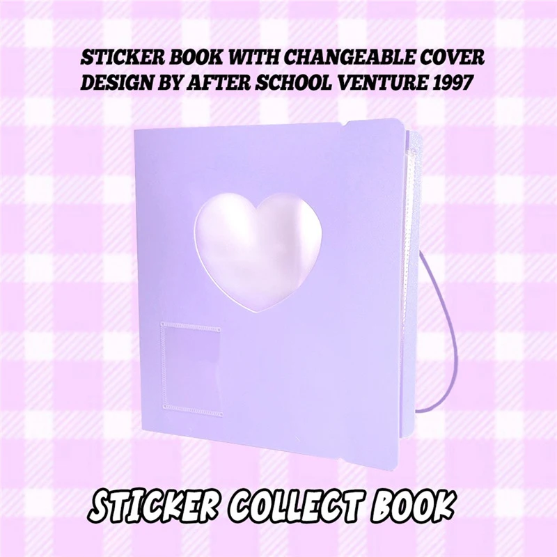 DIY lomo card  binder journal loose leaf photo album A5 Decorative stickers loose-leaf collection Love cover small card storage