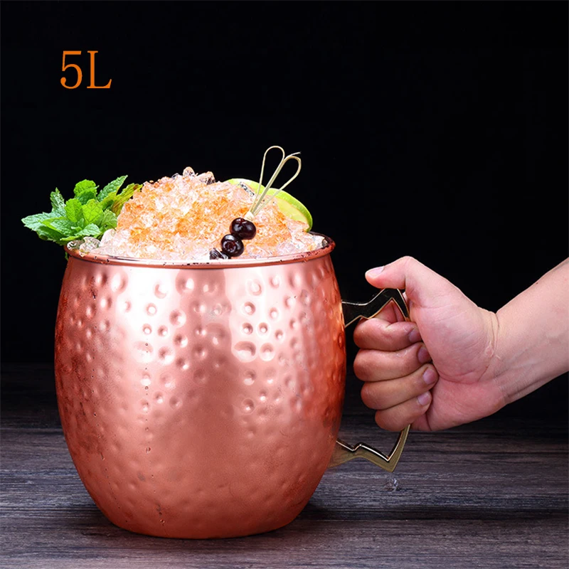 Copper Mug Sublimation Moscow Mule Copper Plated Stainless Steel Mug
