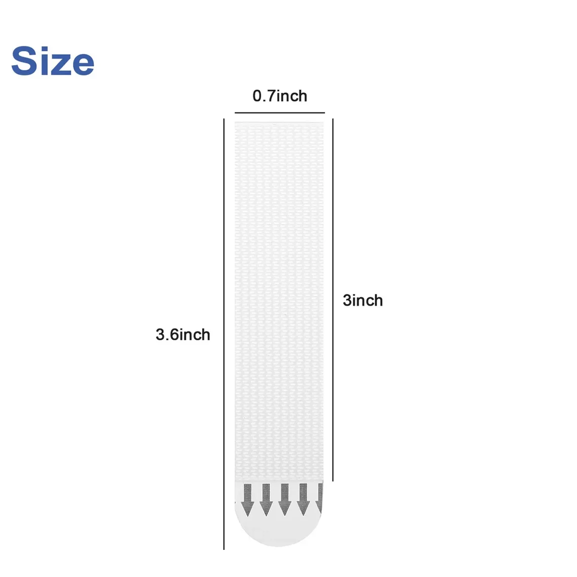 Non-Residue Adhesive Hook And Loop Fastener Hanging Strips Nail-Free Sticky Hangers Hanging Strips For Smooth Walls