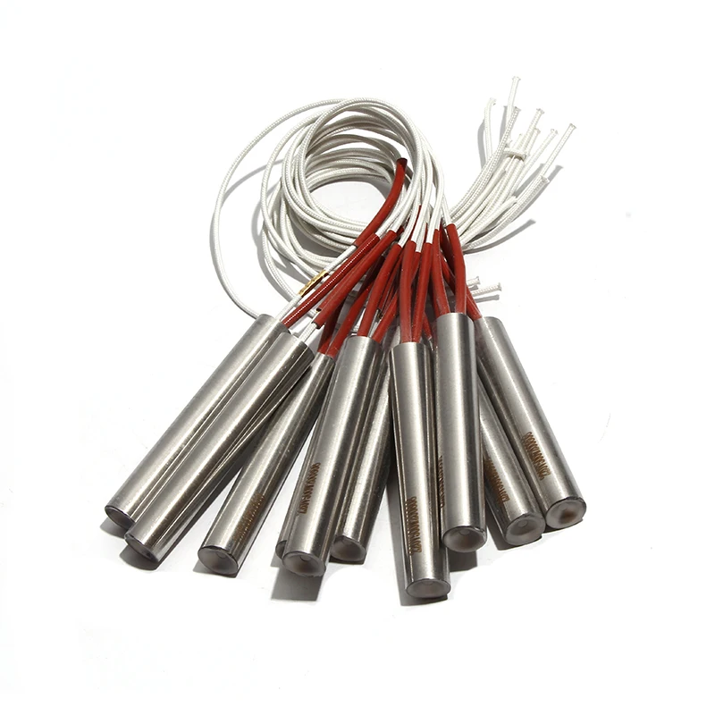 LJXH Single End Cartridge Heating Pipe 304SS Electric Cartridge Heater Element 180W-250W 80mm-115mm for Bag Making Machine