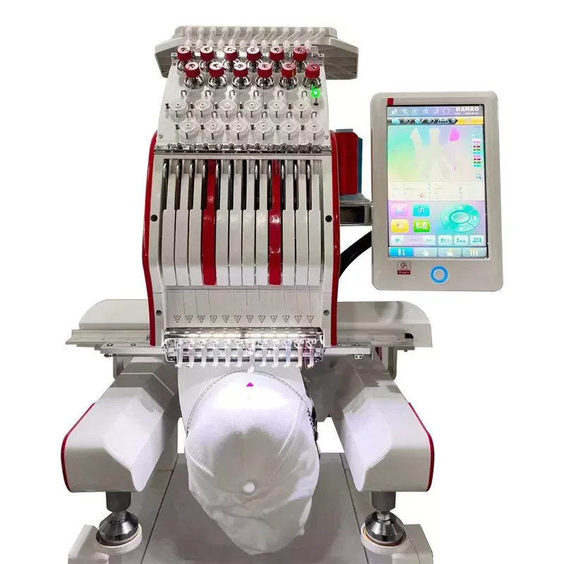 MYSEW MYS120N Высококачественная вышивальная машина, 12 игл для компьютеризированной вышивальной машины, цена, вышивальная машина для шляп