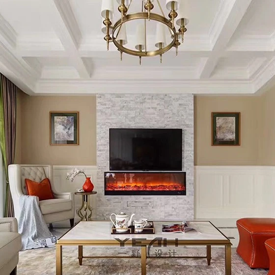 decorative flame electric  Insert heater fireplace electric with CE  100*15*40cm