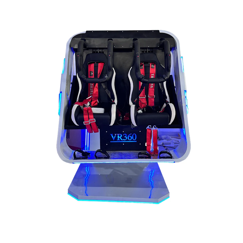 VR Business Simulator Machine 9D VR 360 Roller Coaster Game Cinema Chair Simulator 360 VR Chair