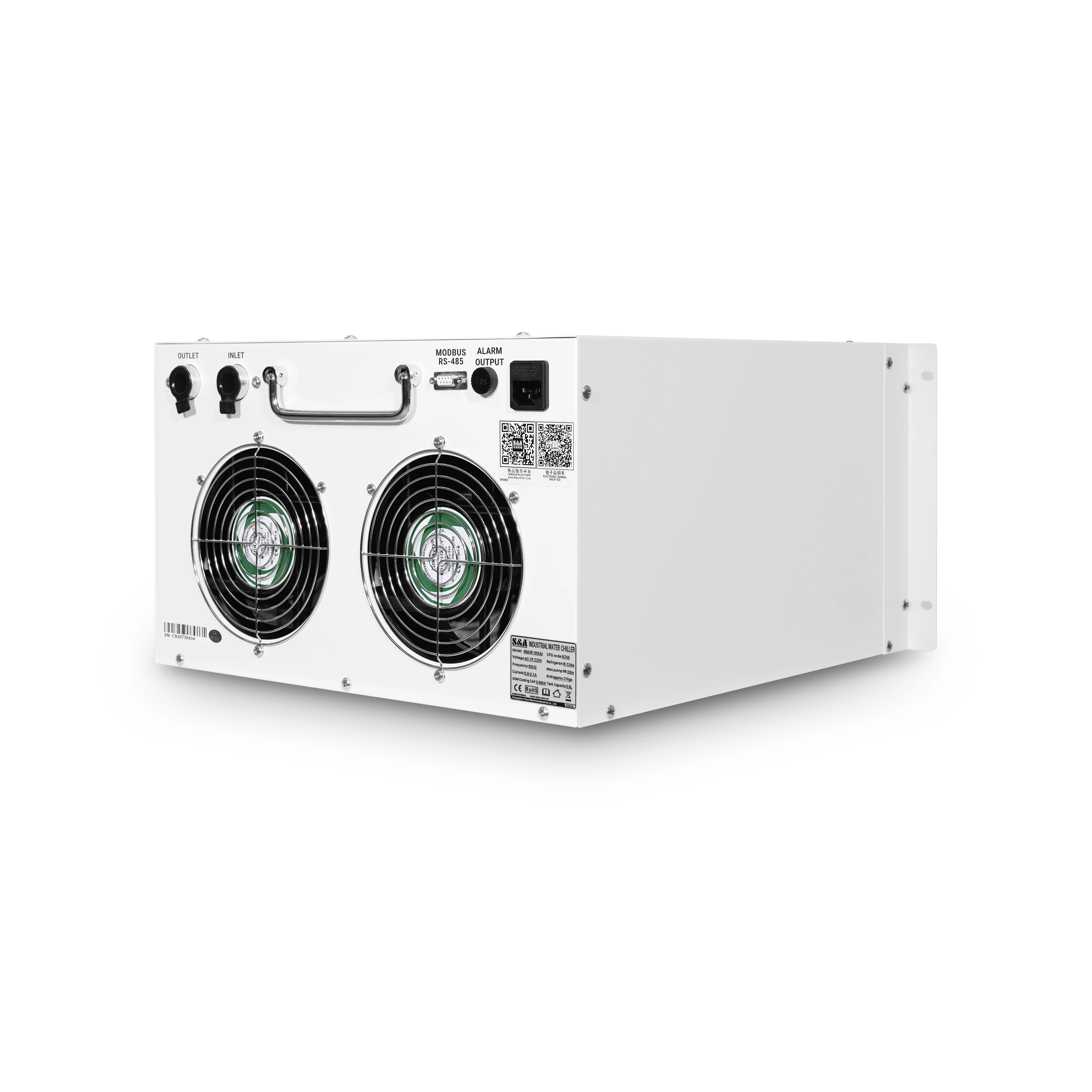 S & A RMUP-500 цена поставщика 50 Гц 220V ПИД-регулятор промышленный 6U стойку воды охладитель лазера малая лабораторная мельница