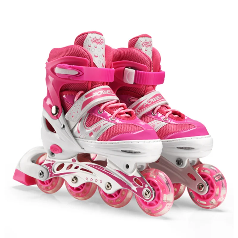Professional Factory Oem Children Aggressive Skating Roller Hard Wheels Shoes Adjust Boot Run Best Inline Skates For Kids