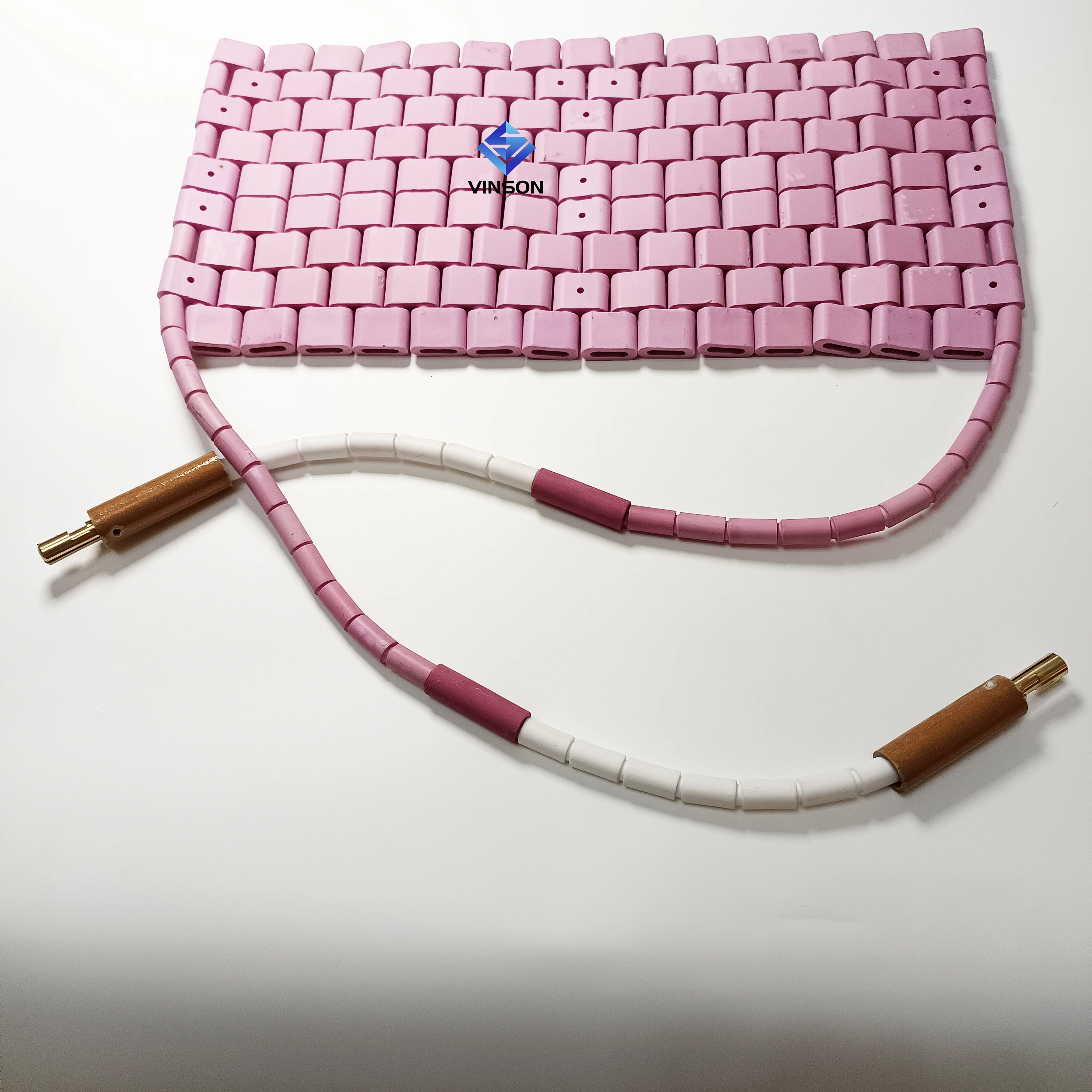 Oil pipe welding treatment application 80V/60V electric ceramic flexible heating pad