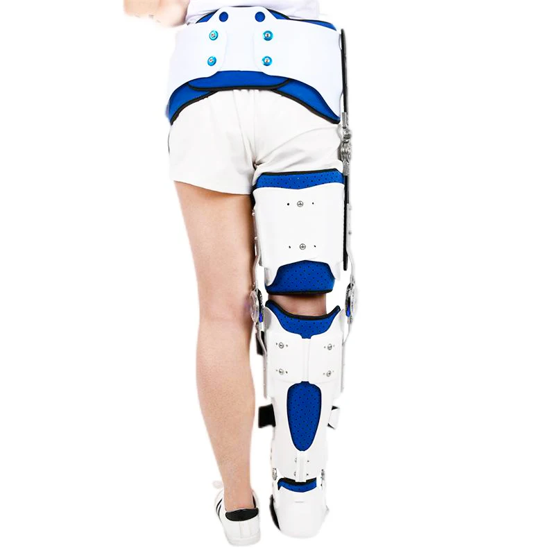 Professional Medical Leg Hinged Bracket Adjustable Orthosis Fracture Orthopedic Hip Knee Ankle And Foot Fixation Support Brace