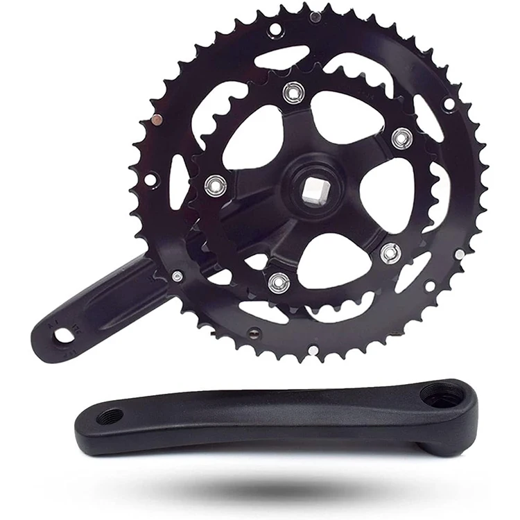 170mm bicycle Chainwheel Steel 7/8 Speed 42T/32T/22T Bike Component Bicycle Crank Chainwheel MTB Crank Bicycle Crankset