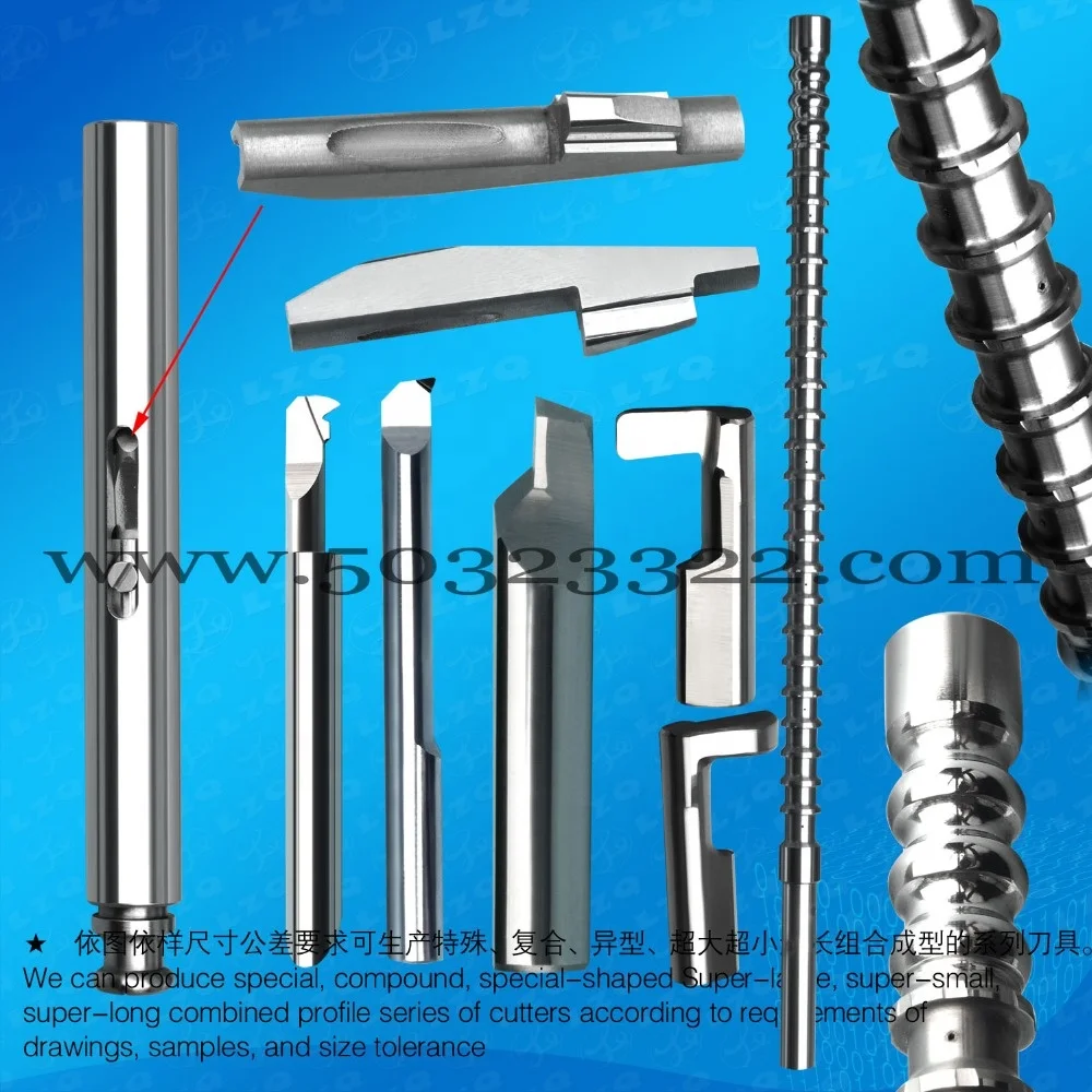 
OEM customize Solid alloy four flutes broach milling cutter hss push Super Hard Stator Broach broaching tools carbide 