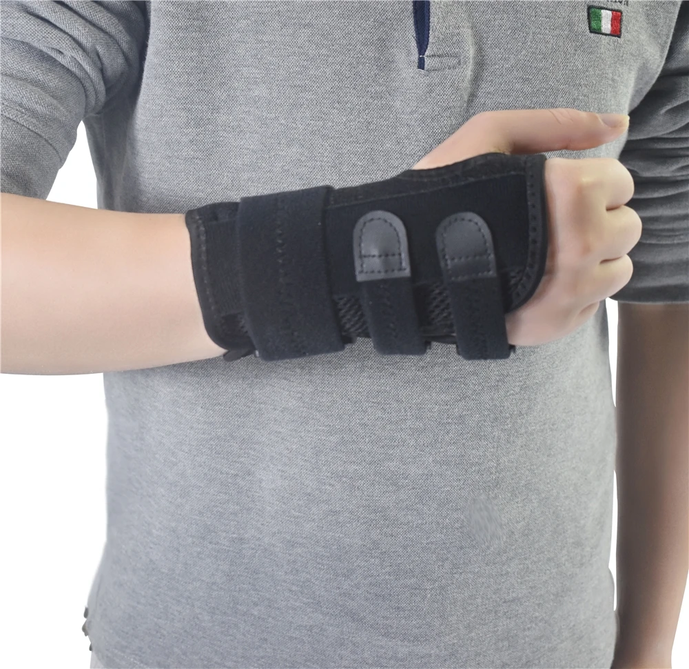 Copper Brace Breathable Adjustable Sweat Absorb Sport Wrist Hand Support Brace for Tennis, Fitness, and other sport activities