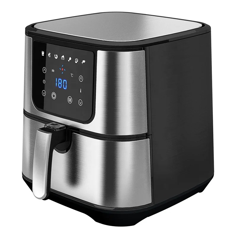 Kitchen accessories stainless steel  7.5L 9L  manual electric deep fryers large capacity  air cooker fryer
