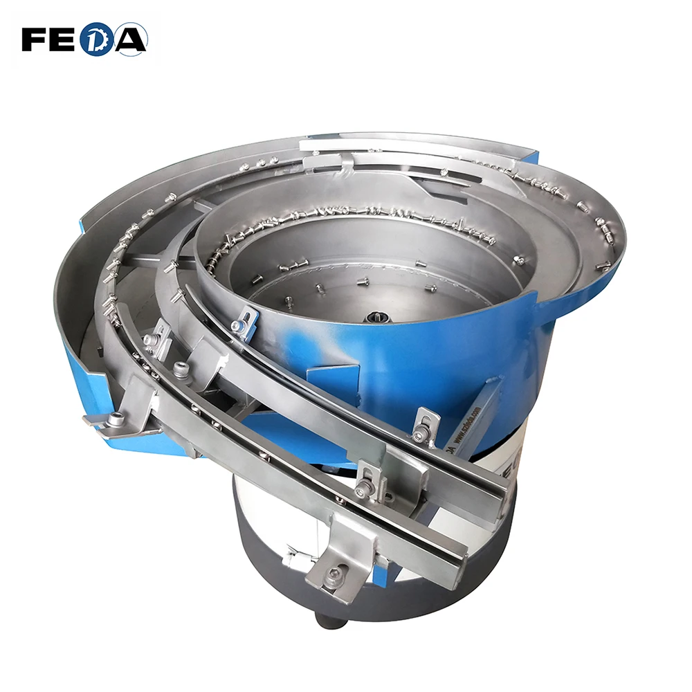 FD-VB FEDA Auto Feeder Vibration Bowl Feeding Bowl For Bolts Making Machine Visualized Vibrating Plate vibratory Bowl Feeder