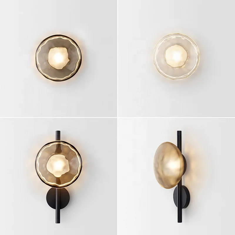 Decoration indoor background wall lamp Home Staircase Modern LED Crystal Wall Lamp lights