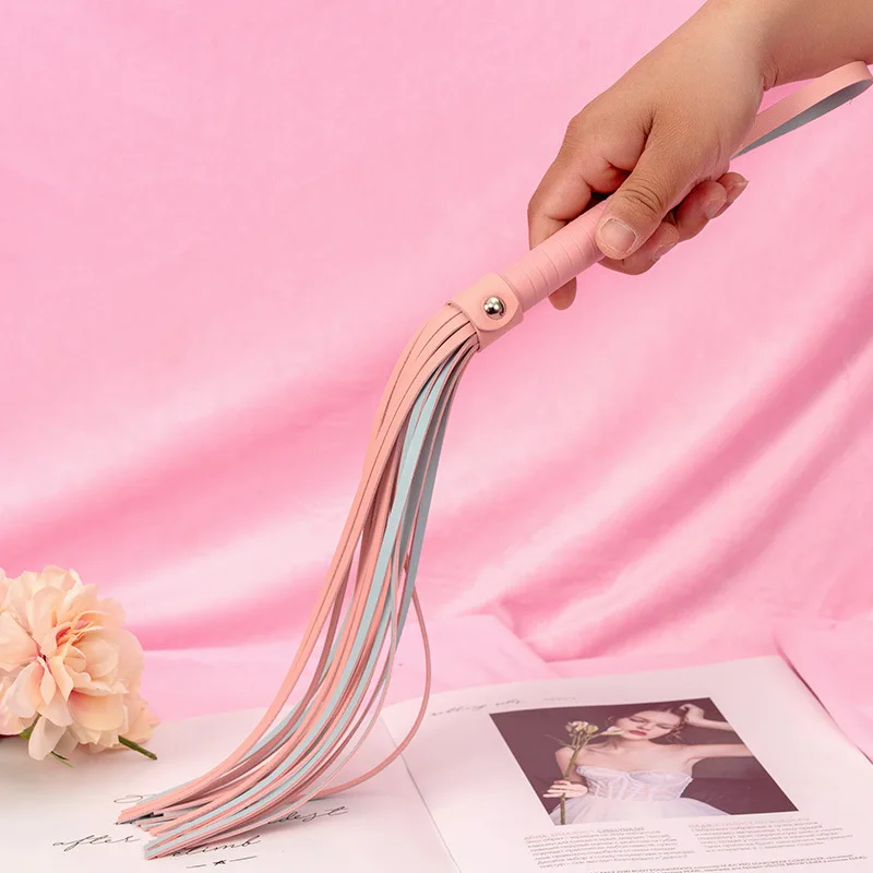 Wholesale High-Quality thickened leather BDSM Whips Adult Sex Toys For Wome Flirt Slave Lashes Sm Bondage Set Restraint Game