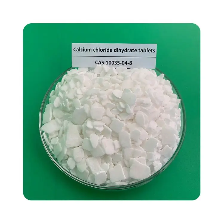 Melting Snow Agent 74% Calcium Chloride Flakes, Calcium Chloride Granule