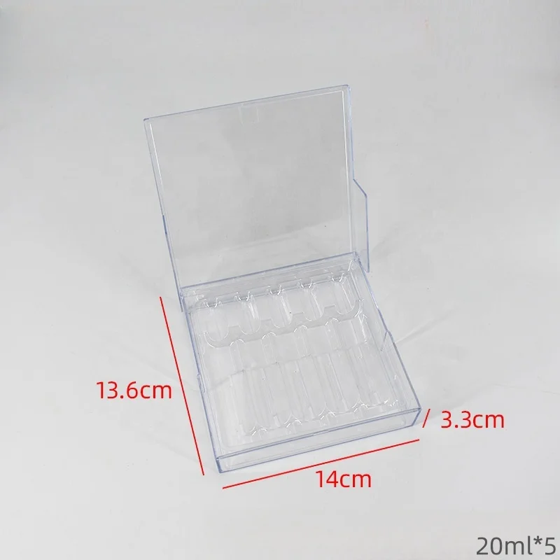5Ml 10Ml 20Ml Multi-Specification Needle Medicine Organizer Ampoule Glass Storage Box Plastic Storage Box