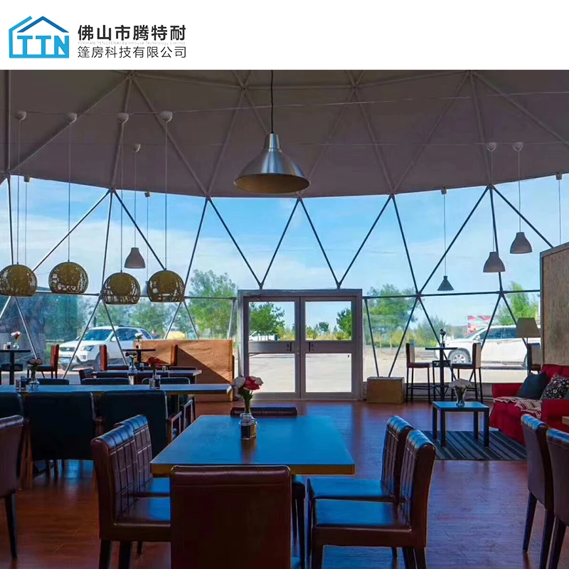 
Factory outdoor transparent tents 5m 15m 20m canopy geodesic dome tent for restaurant 