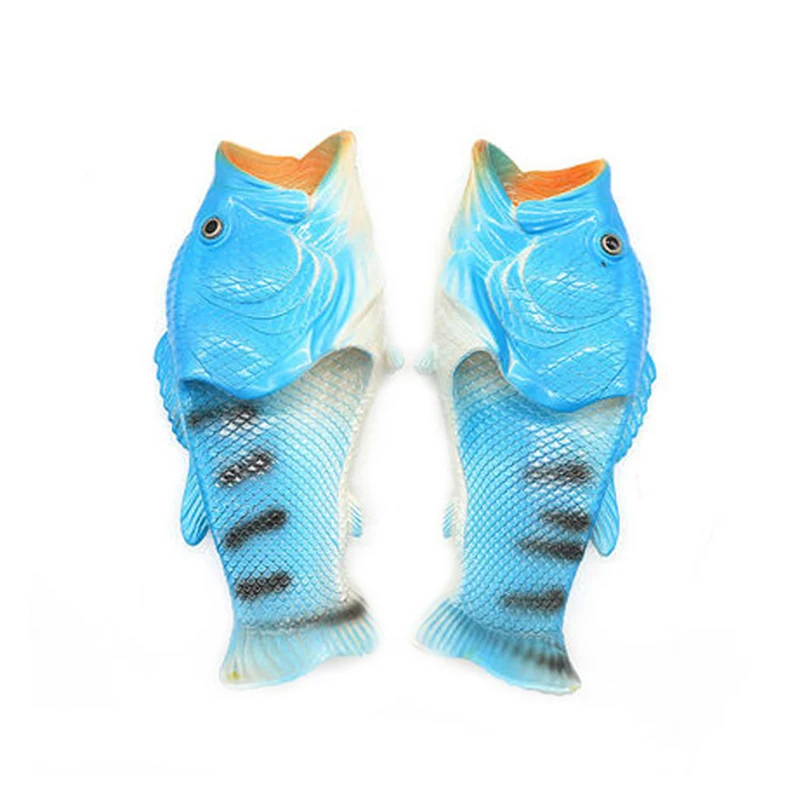 Summer fashion fish slippers trendy non-slip funny home indoor student couple flip flops