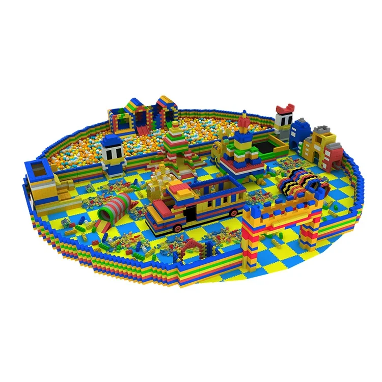 Round Indoor Big Park Kids Indoor Playground With EPP Block Soft Playarea Equipment