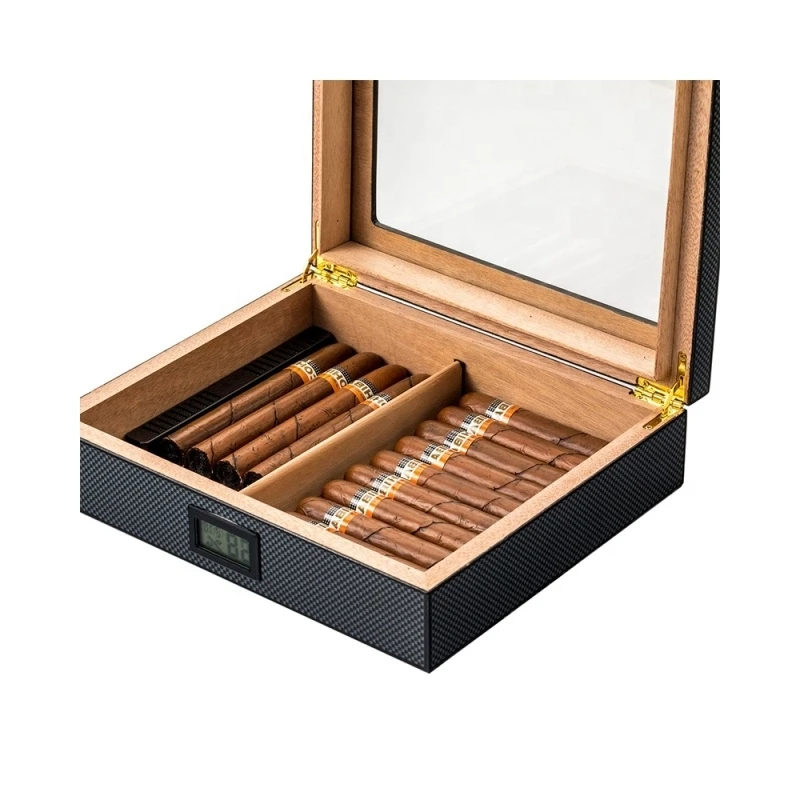 Vanace Wooden Cigar Humidor With Frosted Technique For Sale Used