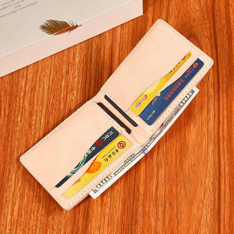 Leathers Wallet Manufacturer Custom Rfid Cork Wallets Tan Special Supply Original Natural for Men Custom Logo OPP Bag Short Open