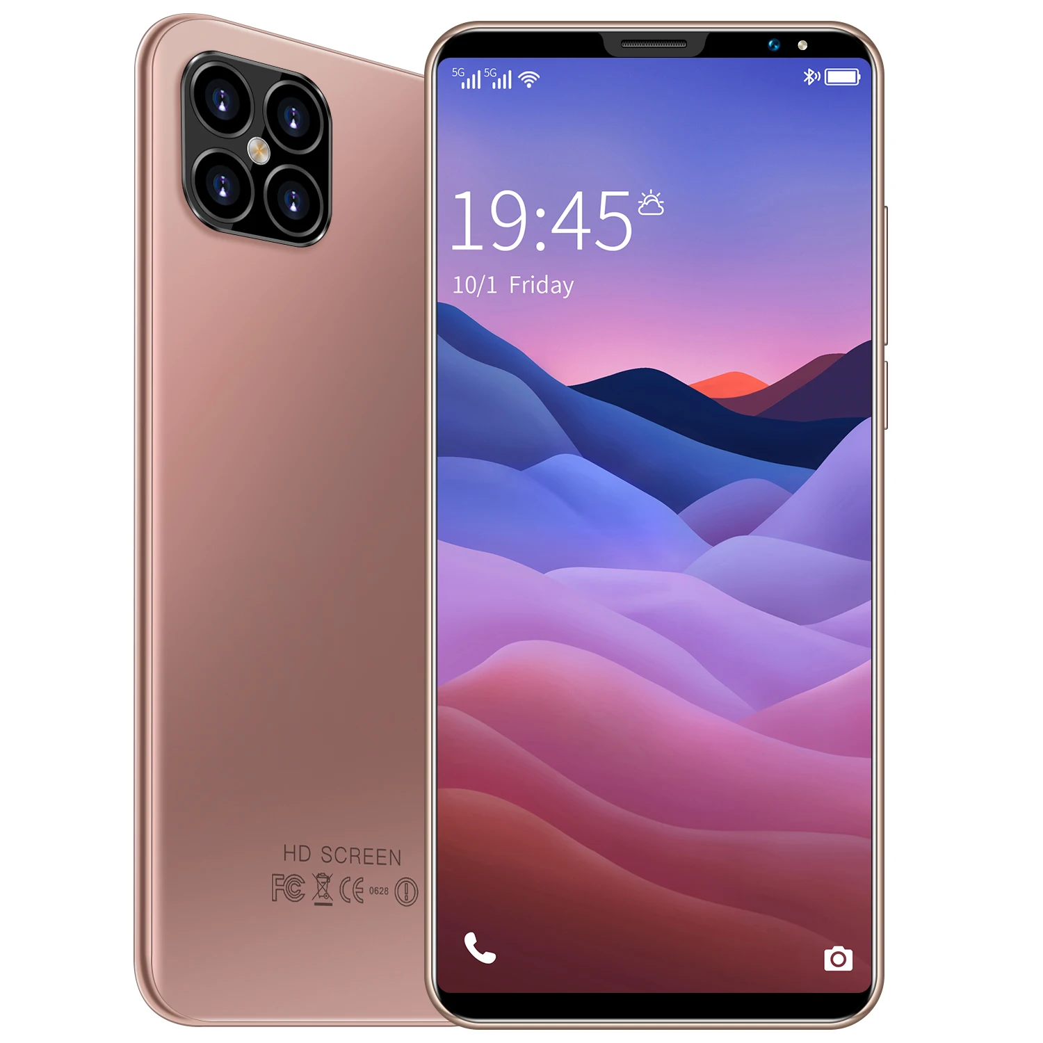 I12 Pro 6 1 дюймов полный экран мобильного телефона 4G 5 аппарат не привязан к оператору сотовой связи ГБ + 128 Гб Камера 13MP 24MP смартфон десять Core Android 10 Face