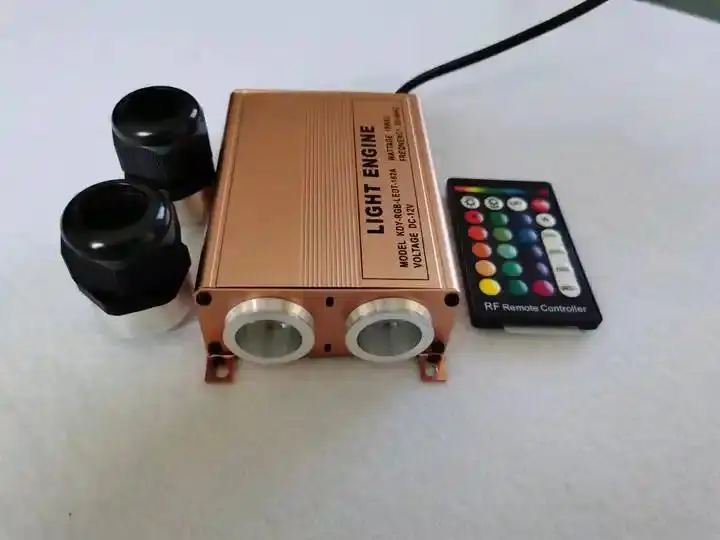 New Creative LED RGBW Starry Sky Roof Ceiling Projector Light Bedroom Bar KTV Home Theater Optical Fiber Lights