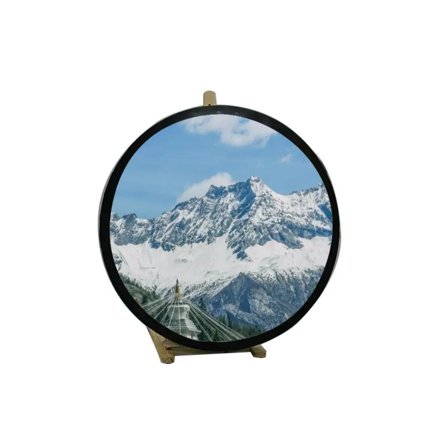 23.6 inch Circular Interactive Media Player Lcd Monitor Touch  Digital Signage And Display