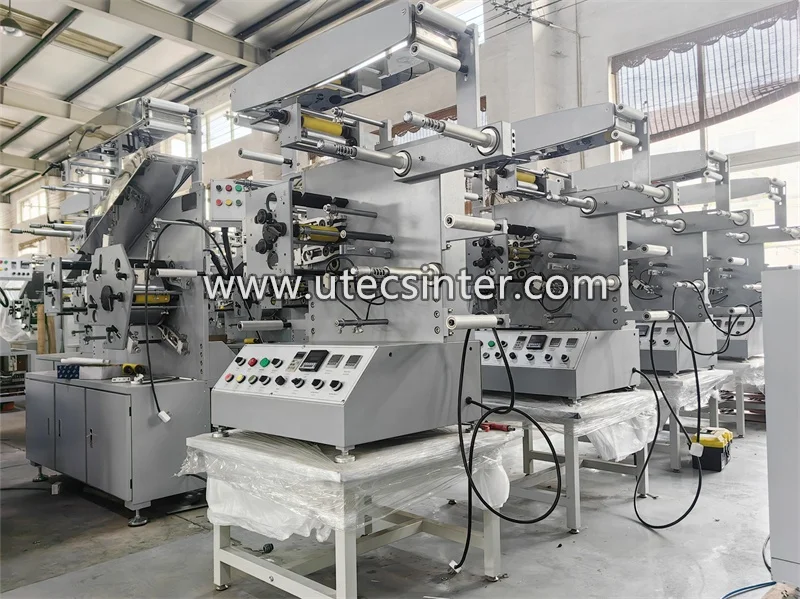 UGS20 Automatic Single and 2 Color Desk Top Small fabric label Capsule Aluminum Foil Flexo Printing Machine