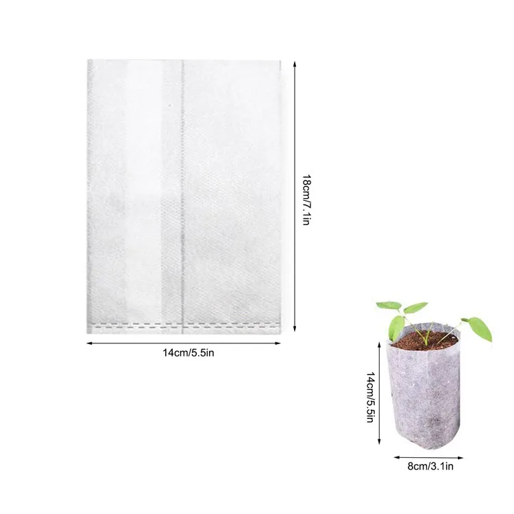 Non Woven Nursery Bags Plant Gro w Bags Plants Pouch Fabric Seedling Pot