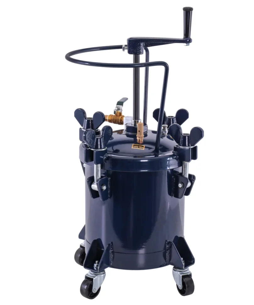 Pneumatic tools of air pressure paint tank  underside discharge pressure pot for resin casting