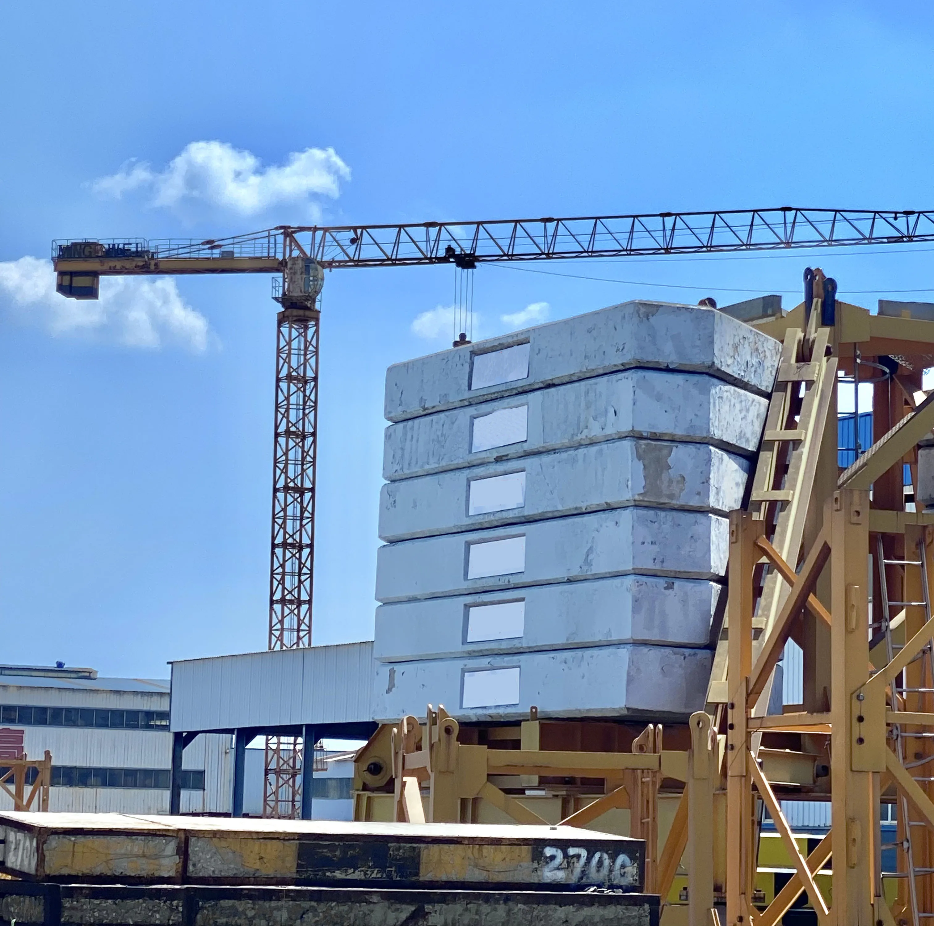 Stationary Tower Crane High Quality Tower Crane Equipment Flat-Top Tower Crane