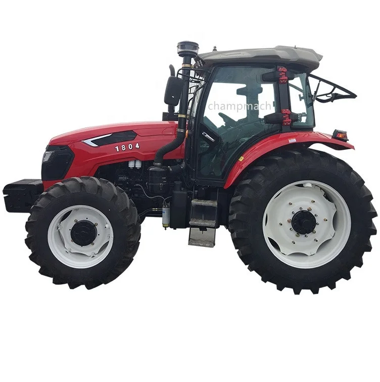 cheap big used farm tractor agricultural 150hp 160hp 180hp 4WD tractor 4x4 with front loader and back hoe and mower  for sale