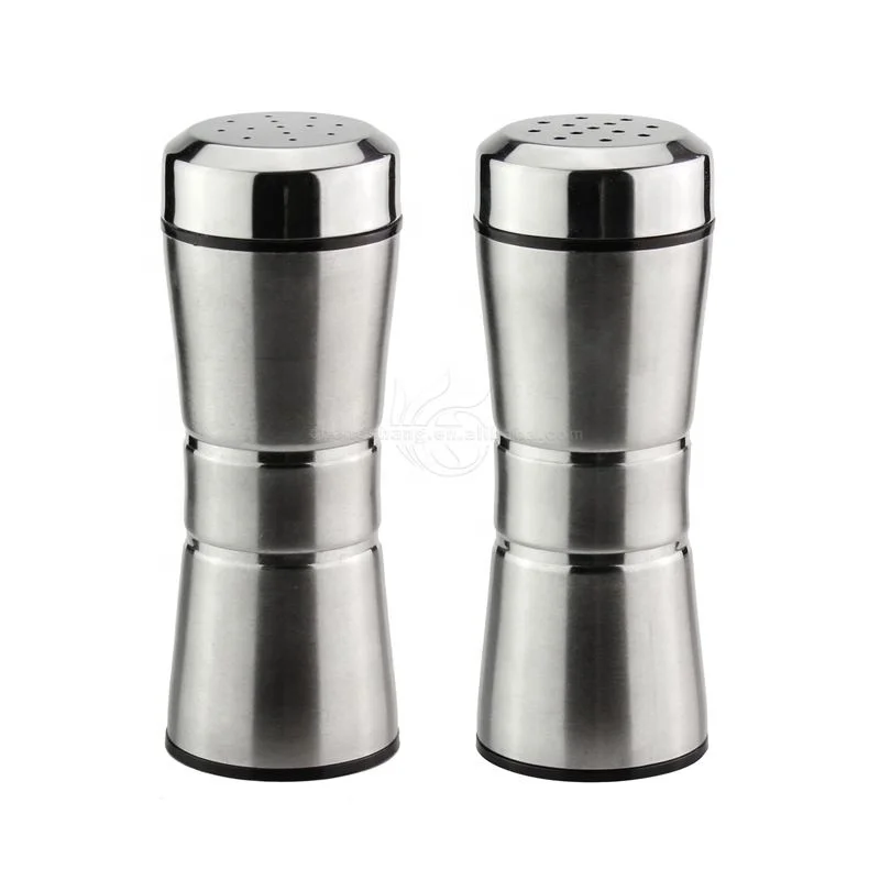 Salt Pepper Shaker Spice Jar Spice Pot for Home Kitchen BBQ Baking Stainless