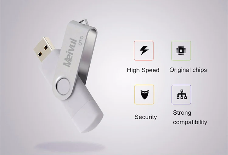Meivui MVC5 XC OTG Swivel USB Flash Drive 128GB 64GB 32GB 16GB 8GB 4GB 2GB Pen Drive Smartphone Pendrive OTG 2.0 USB Flash Drive
