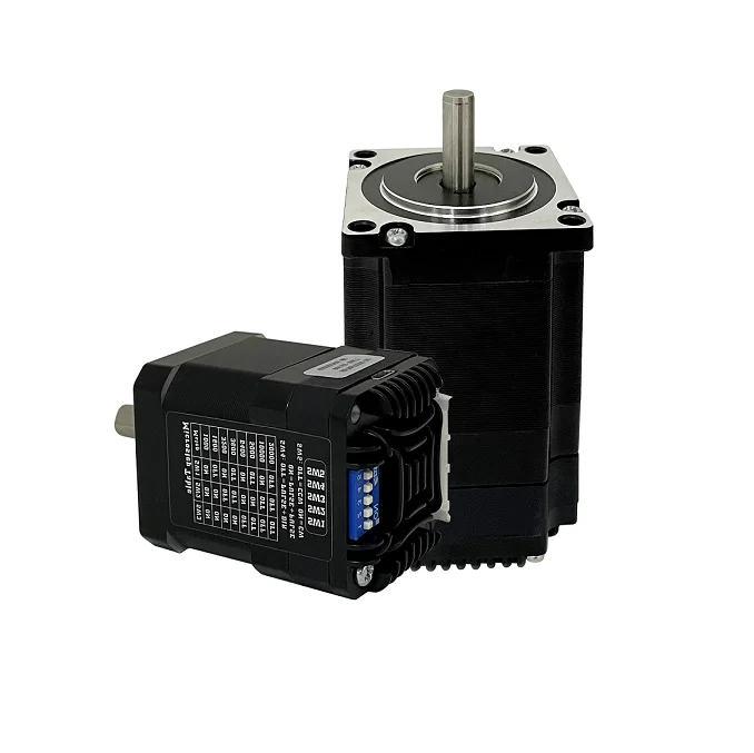 2 phase 57mm Nema 23 2.4Nm 24V-48V 3000RPM encoder integrated closed loop step-servo motor with driver