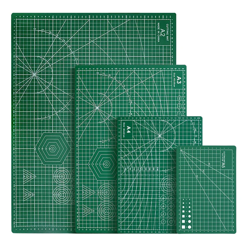 A2 A3 A4 A5 Self Healing PVC Non-slip Environment-friendly Cutting Mat For Sew