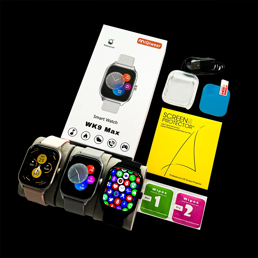 2024  Wholesale Customized IWO 9 T900 Pro Max L Series8 Fitness Tracker IWO 9 Series 9 WK 9 Max Sports Smart Watch