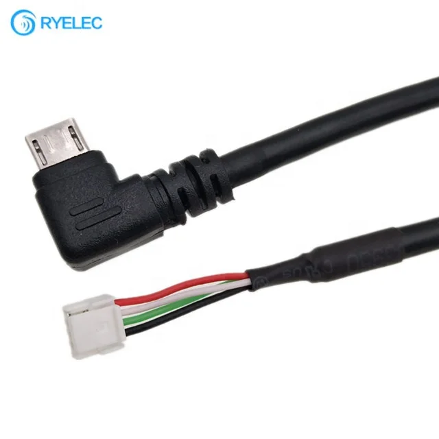  Прямоугольный Micro Usb Штекерный разъем для Jst Gh 4pin 1 25 мм кабель передачи данных коммуникационного