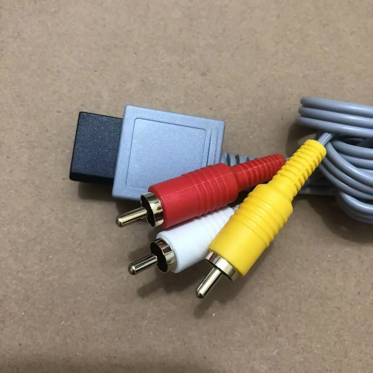 1.8m for Wii Console AV Cable Composite 3 RCA Cable for Nintendo Wii Console RCA