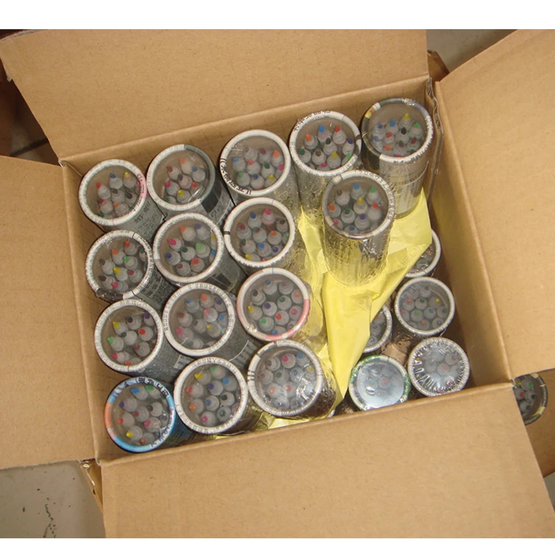 Wholesale 7 inches English recycled Newspaper 12 color pencil for office and school