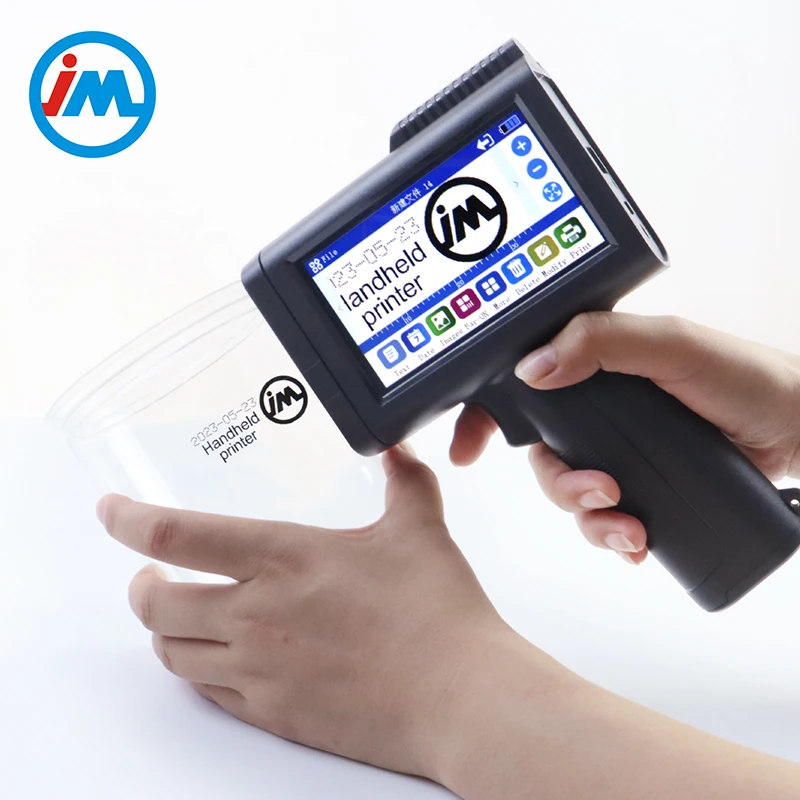 Portable Printer Marker Inkjet Logo-bar  Code Hand Held Usb Barcode Expiry Date Handheld Inkjet Printer