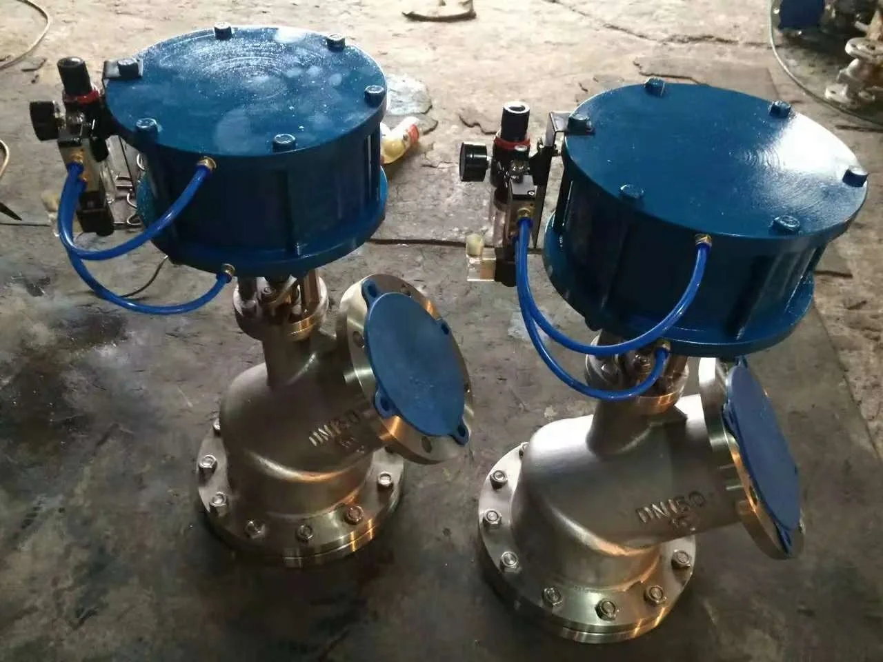 Professional High Quality Pneumatic plunger type discharge valve