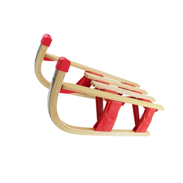 Best Choice Snow Tools Kids Outdoor Wooden Sport  Winter Snow Sled Board With Pull Rope