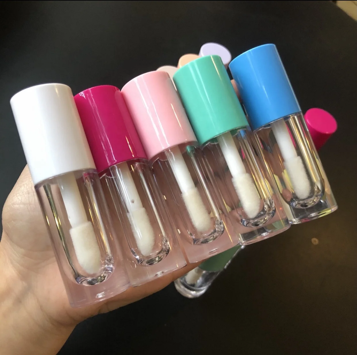 Тюбики для блеска для губ белые розовые зеленые синие на заказ, упаковка, большие тюбики для блеска для губ, тубы для блеска для губ, контейнеры для блеска для губ