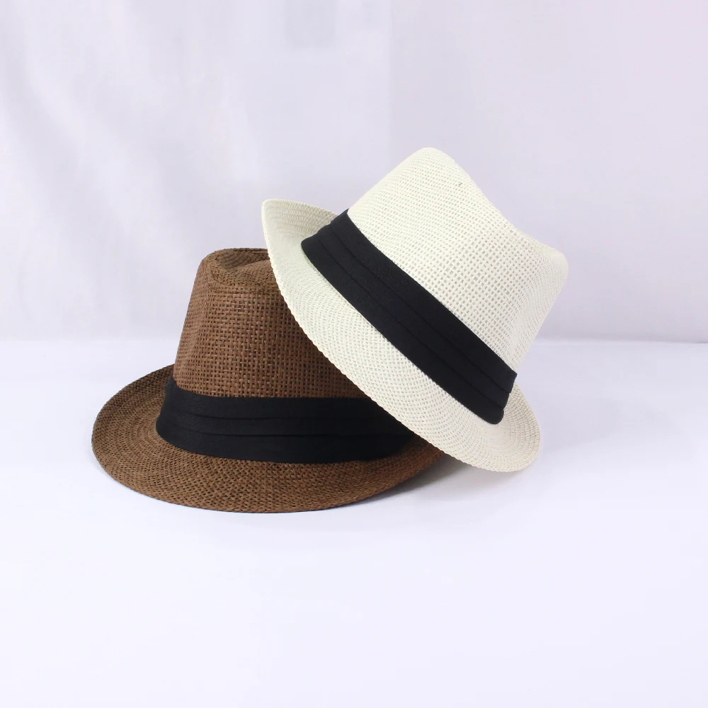 Высококачественная соломенная ковбойская шляпа с индивидуальным логотипом, летняя пляжная шляпа из Западной рафии, модная дизайнерская Панама