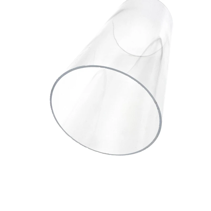 High Quality Transparent Clear Polycarbonate Tube PVC PC PETG PMMA Acrylic Tubing Hard Plastic Pipe Cylinder