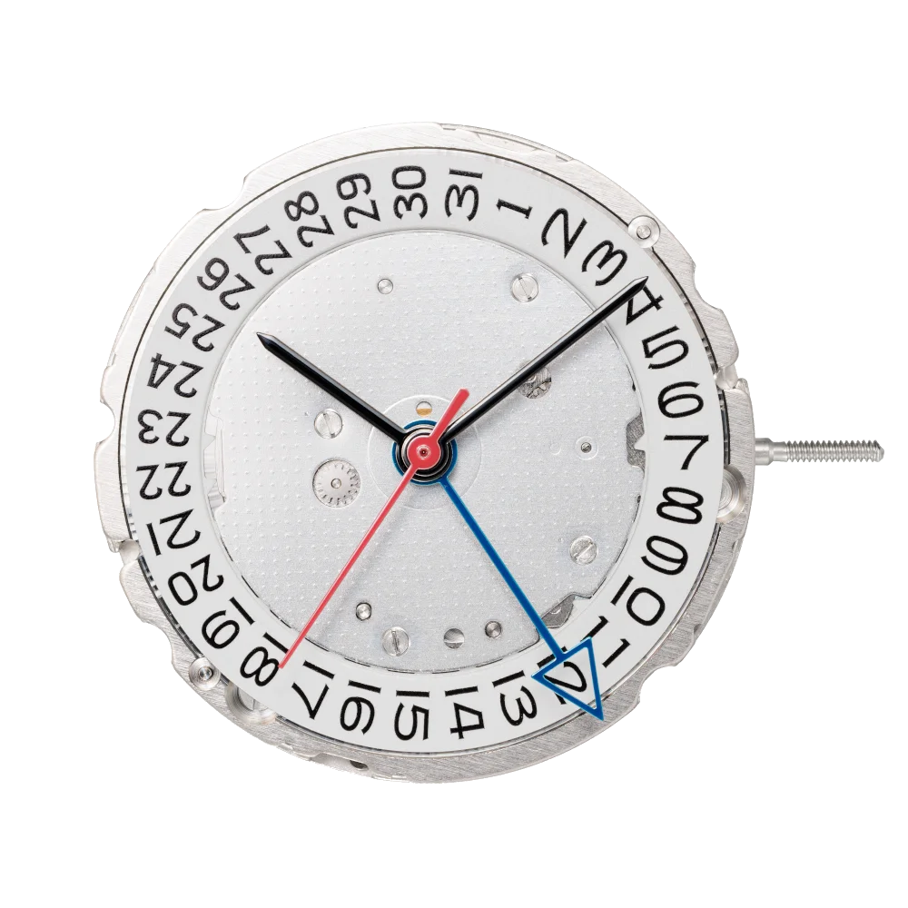 Japan Miyota New Movement 9075 With GMT Function Watch Parts Mechanical Automatic Watch Movement