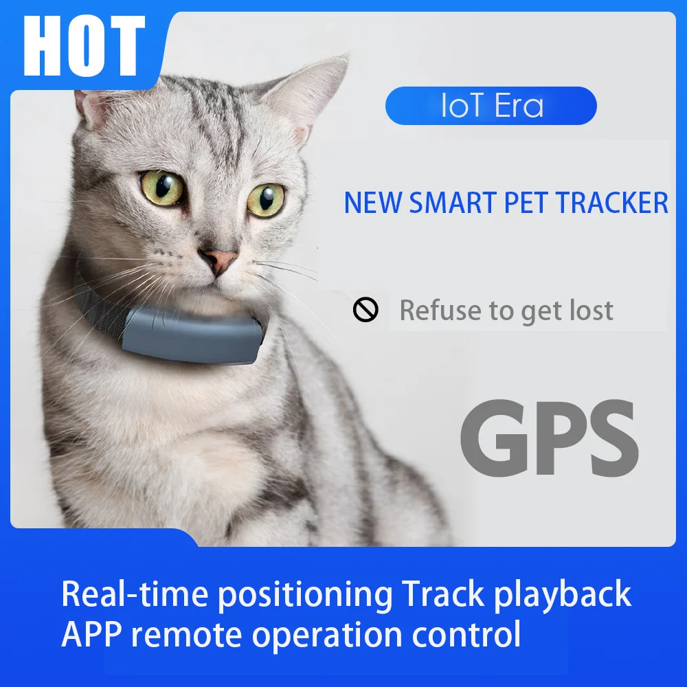 Huaxin 4G GPS Waterpoof 4g full net com Anti Theft Pet Smart Collar Gps Tracker GPS Pet Tracker With App for dog cat