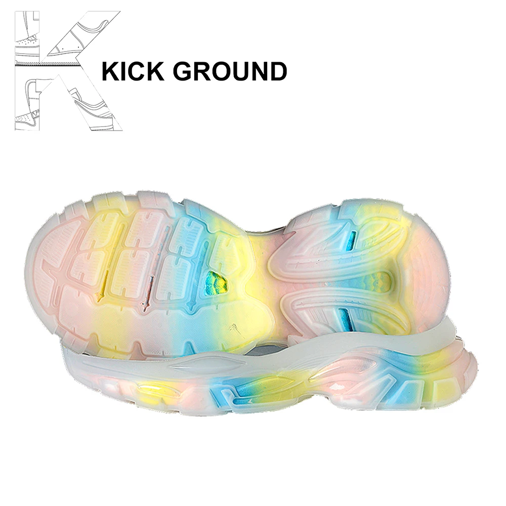KICK GROUND Wholesale Factory Sport Shoes Sole  Rubber Sole for Man Shoes for Men for Outdoor Sport